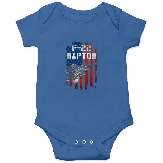 F 22 Raptor US Airborne Fighter Pilot Onesies