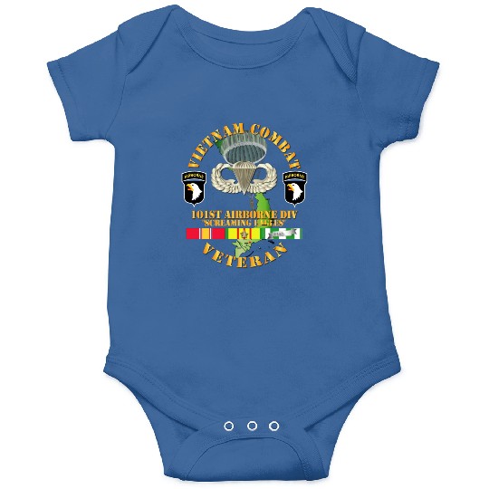 Army Vietnam Combat Veteran w 101st Airborne Div S Onesies