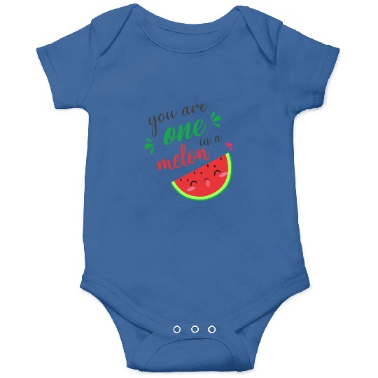 you are one in a melon- cute watermelon Onesies