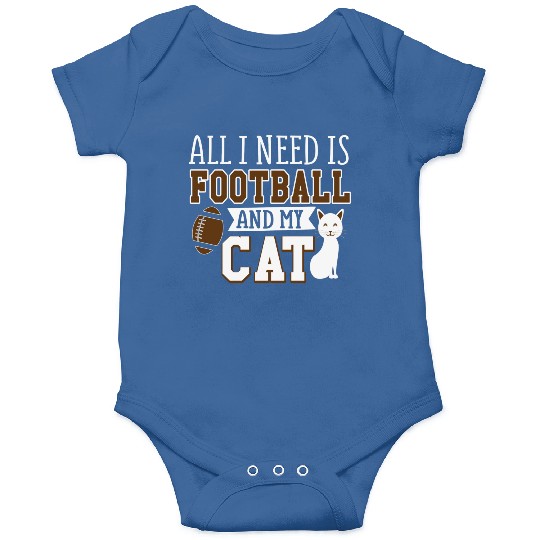 Sunday Football All I Need Is Football And My Cat Onesies