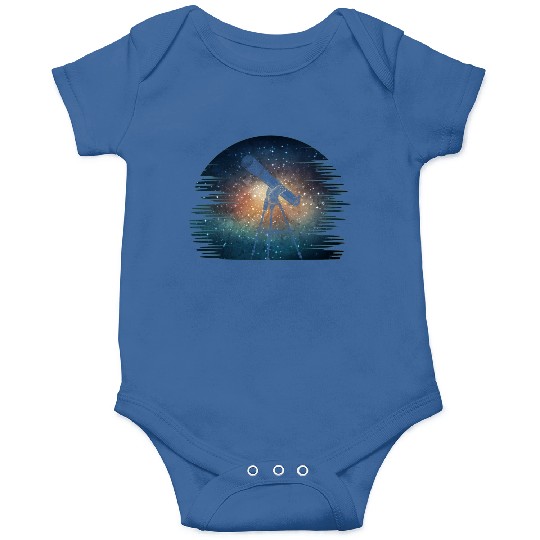 Telescope Solar System Stars Galaxy Astronomer Onesies