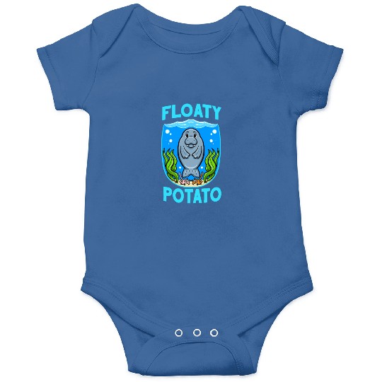 Manatees Sea Cow Floaty Potato Manatee Onesies