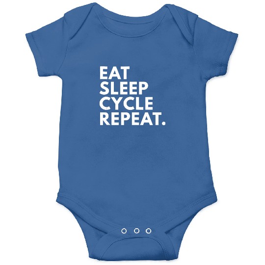 Eat Sleep Cycle Repeat Novelty Cycling Gift Onesies