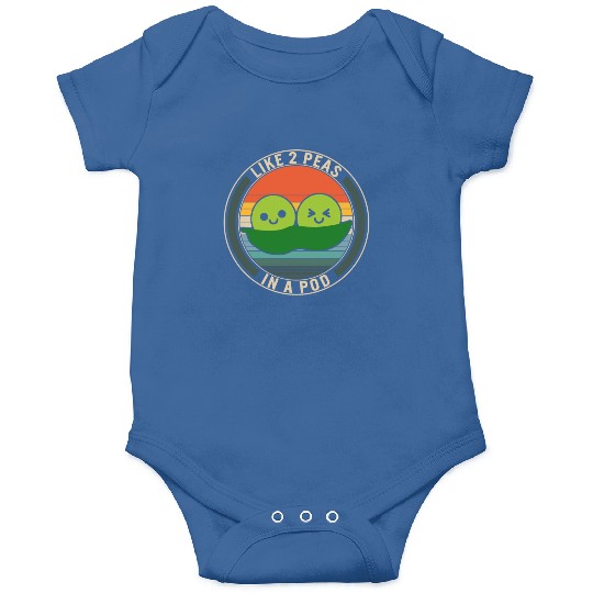 Peas Vegetable Onesies, Like 2 Peas In Pod,