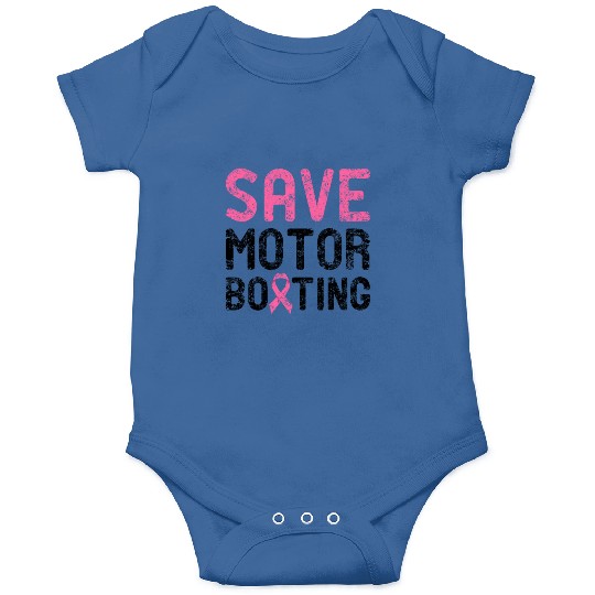 Save Motor Boating - Beat Breast Cancer Onesies