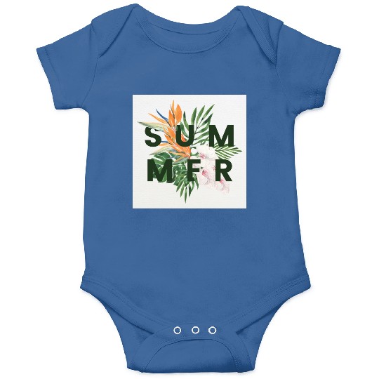 Green Illustration Summer Onesies