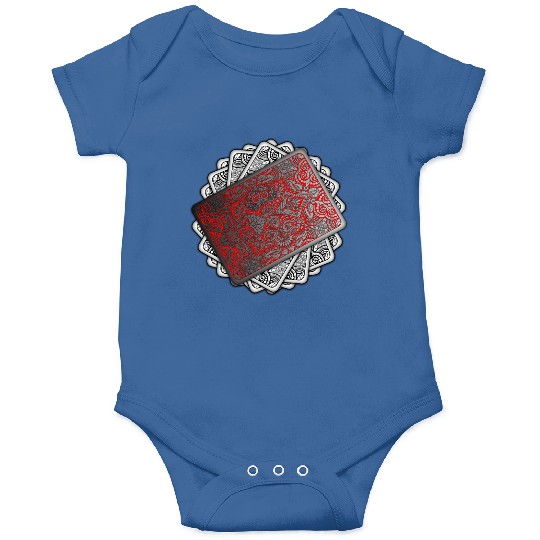 Red Playing Card Deck Onesies