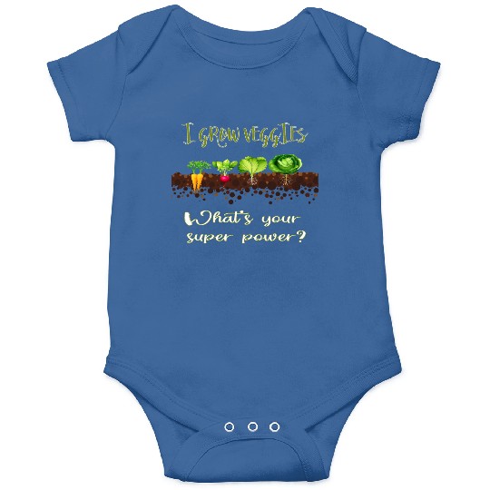 Vegetable Gardener Gardening Pun Grow Veggies Onesies