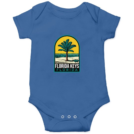 Florida Keys Vintage Beach Onesies