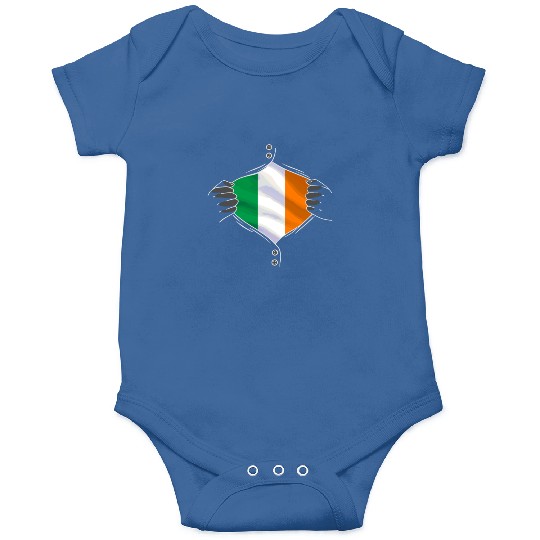 Ireland flag proud irish Onesies