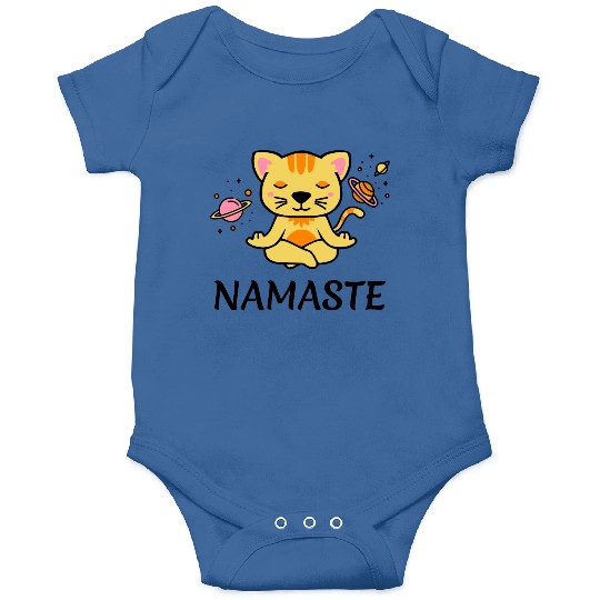 zen yoga cat space meditation sport training Onesies