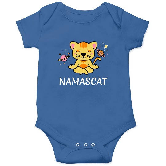 zen yoga cat space meditation sport training Onesies