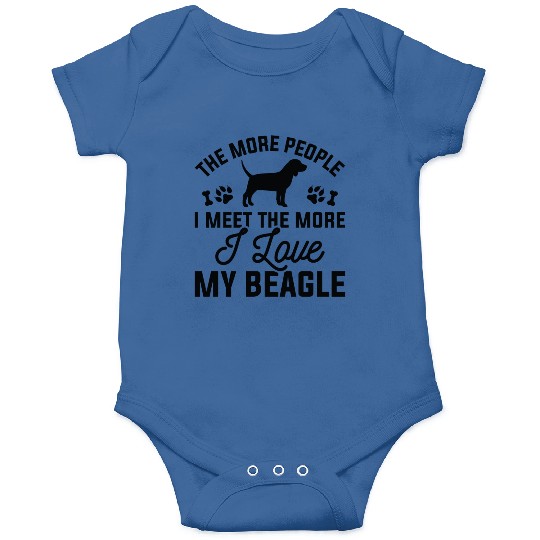 I Love My Beagle Onesies