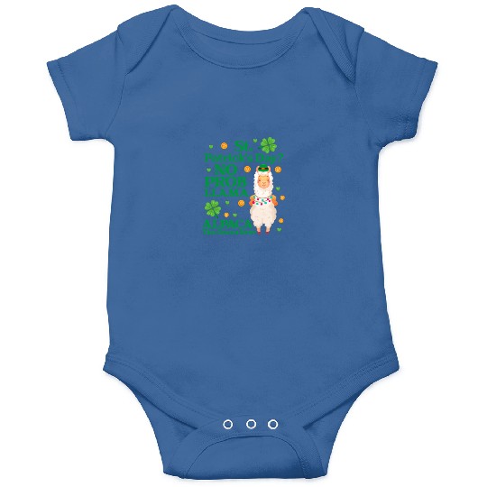 St. Patrick's Day? No Prob Llama Alpaca Green Beer Onesies