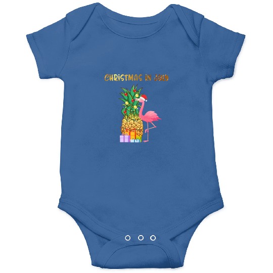 Christmas In July Pineapple Xmas Tree Lights Onesies