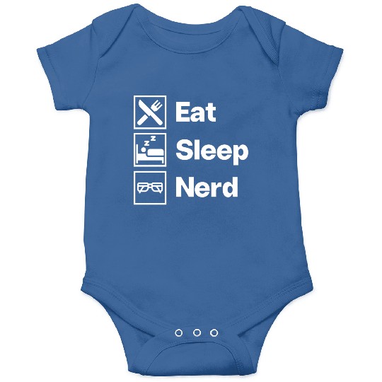 Eat Sleep Nerd Onesies