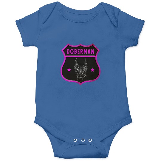 Doberman dog design Onesies