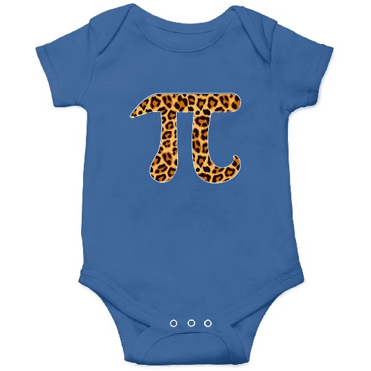 Pi Leopard Print Skin Cheetah Pi Day Math Nerd Onesies