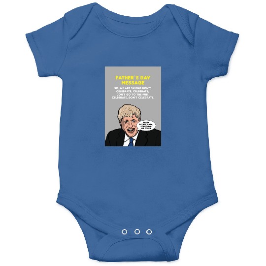Boris Johnson Fathers Day Message Greeting Card Onesies