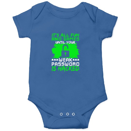 Ethical Hacker Password Cyber Security Onesies