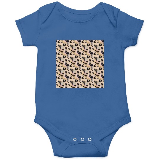 Pretty Leopard Animal Print Pattern Onesies