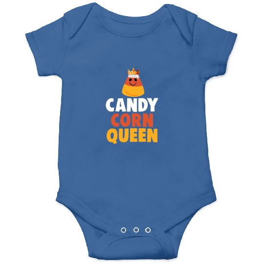 Candy Corn Queen Halloween Trick Or Treat Onesies