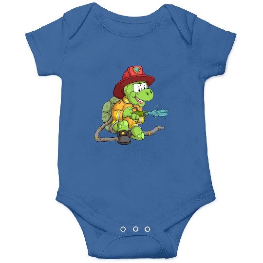 Firefighter Turtle Onesies