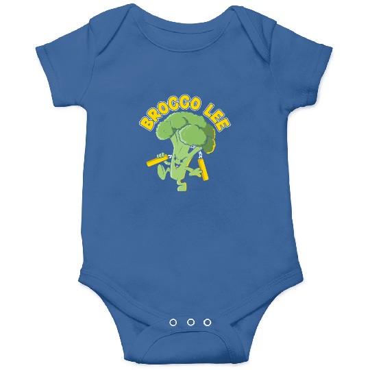 Brocco Lee Vegetable Vegetarian Vegan Broccoli Onesies