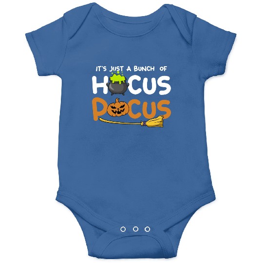 It's Just A Bunch Of Hocus Pocus Pumpkin Halloween Onesies
