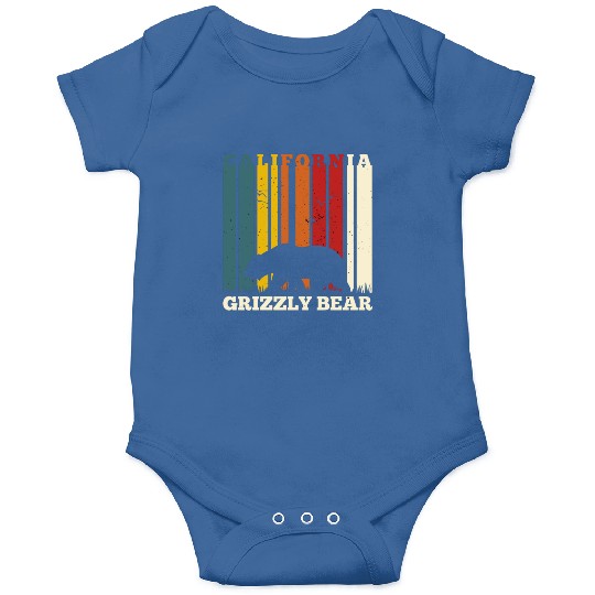 California Bear Retro Onesies