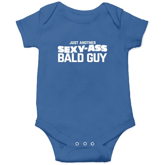 Sexy Bald Guy Men Father's Day Gift Idea Onesies