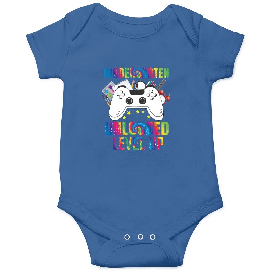 Kindergarten Unlocked Level Up BackTo School Onesies