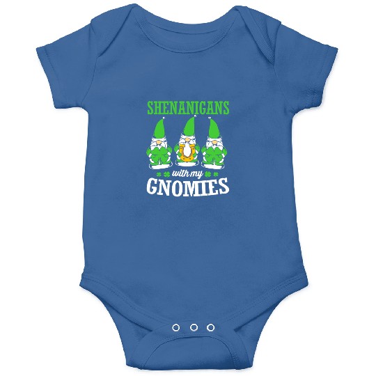 Clover St Patricks Day Shenanigans With My Gnomies Onesies