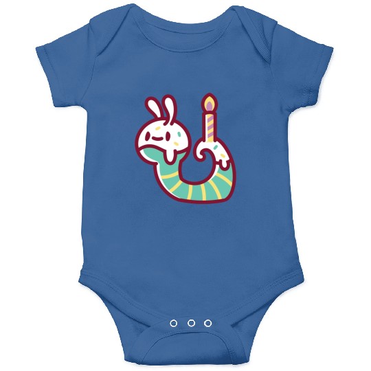 Green Worm Monster Party Onesies