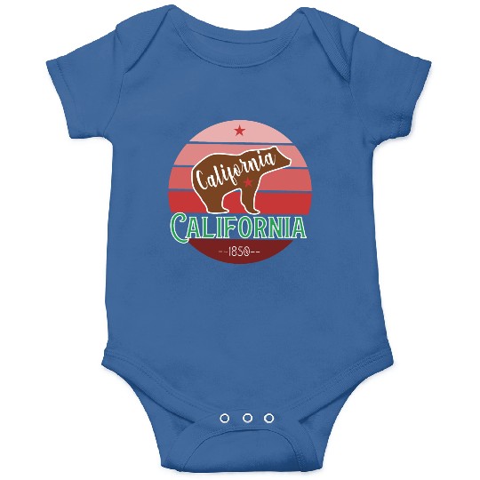 California Bear Flag Onesies