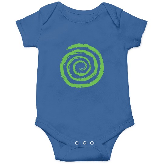 Geometric Shapes. Circle Spiral Shape Onesies