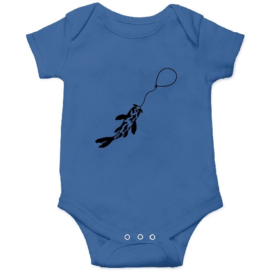 fishing koi fish balloon Onesies