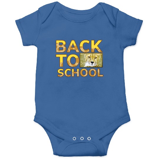 Back to school leopard print Onesies