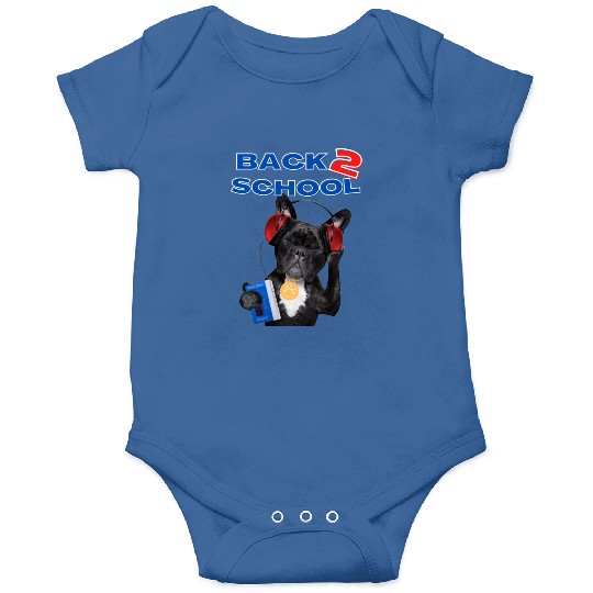 FRENCH BULLDOG BACK 2 SCHOOL aka BACK TO SCHOOL Onesies