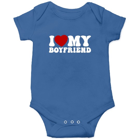 i love my boyfriend Onesies