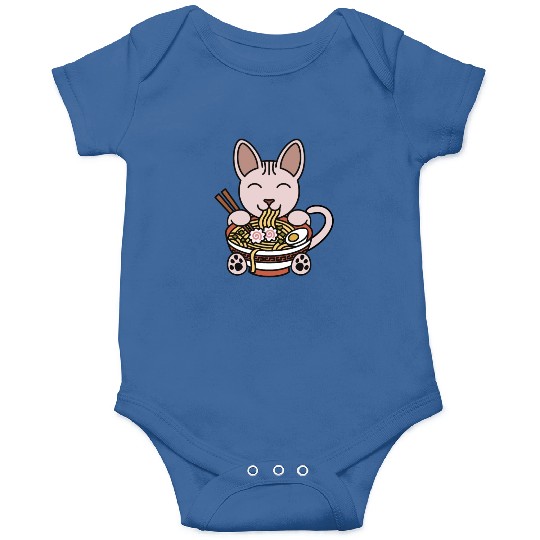 Sphynx Cat Ramen Noodles Onesies