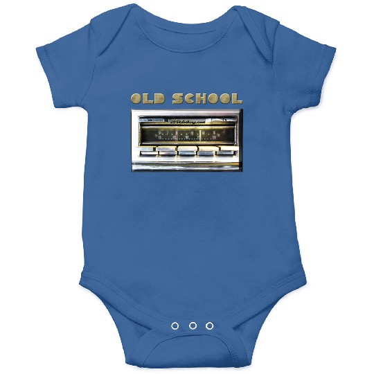 OLD SCHOOL Classic 8 Track Am Fm in Dash Car Radio Onesies