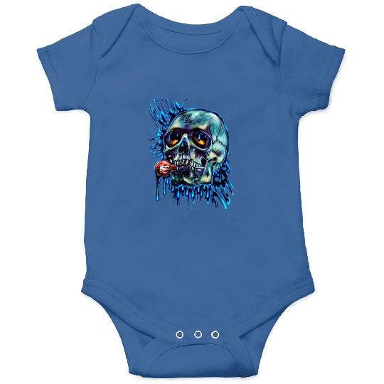 Trick Or Treat Skull Onesies
