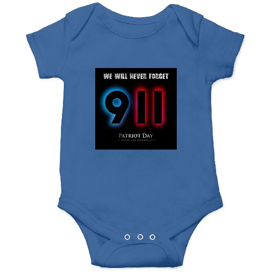 We will never forget Patriot Day 9-11/ twin towers Onesies