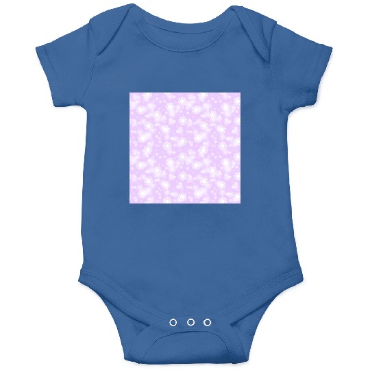 Violet Snowflakes Pattern Onesies