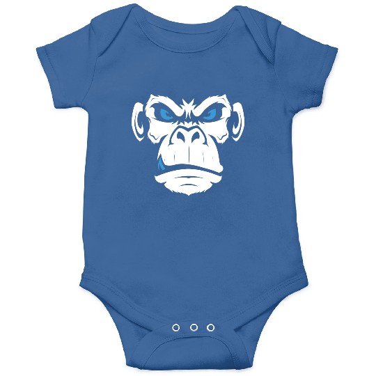 Monkey Head Angry Monkey Face Onesies