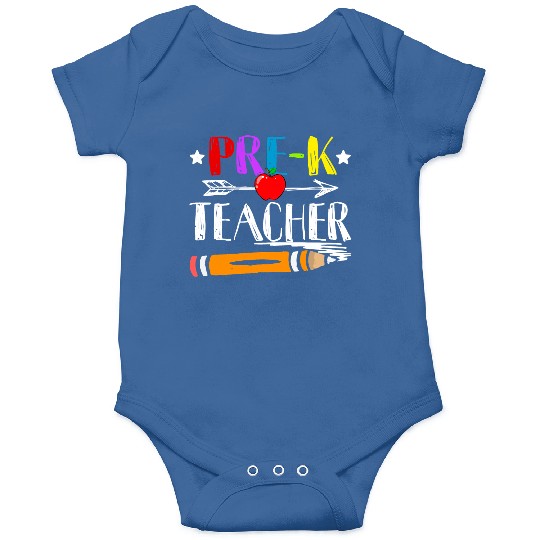 Funny Back To School Teacher Student Pre K Teacher Onesies
