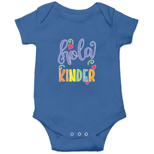 Hola Kinder Spanish Teacher Equipo Onesies