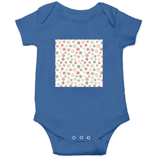 Modern Snowflakes Pattern Onesies