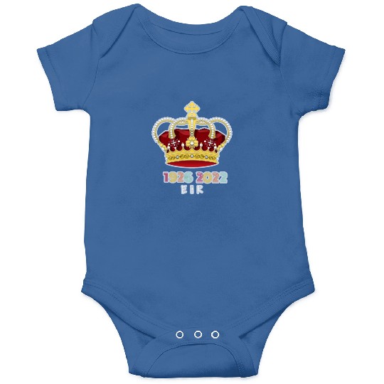 Queen Elizabeth II Royal Coat Emblem Monarch Crown Onesies